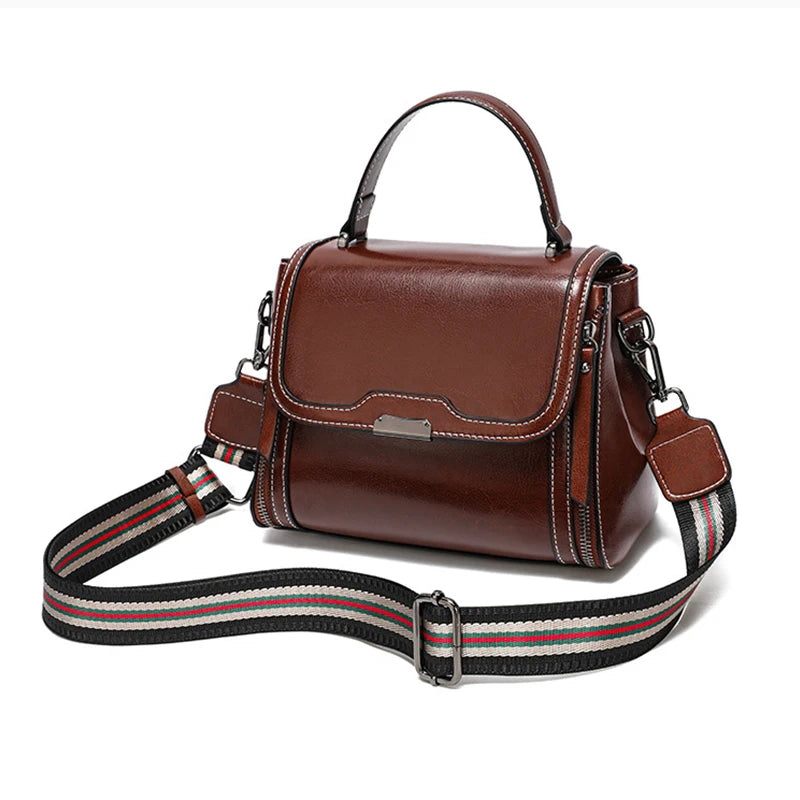 Luna Vintage Genuine Leather Tote Bag