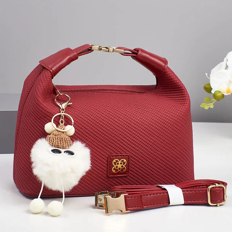 Maya Large Capacity Leather Shoulder Bag