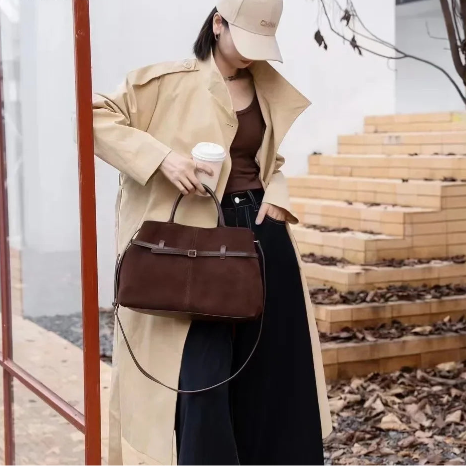The Suede Urban Commuter Bag