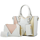 Luxury Designer 4-Piece Large Capacity Tote & Crossbody Bag Set