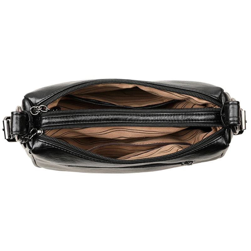 Minimalist Leather Crossbody Bag