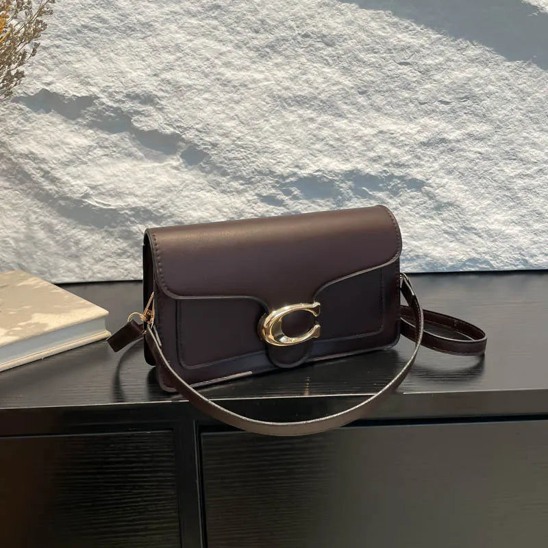 Patent Leather Mini Square Crossbody Bag