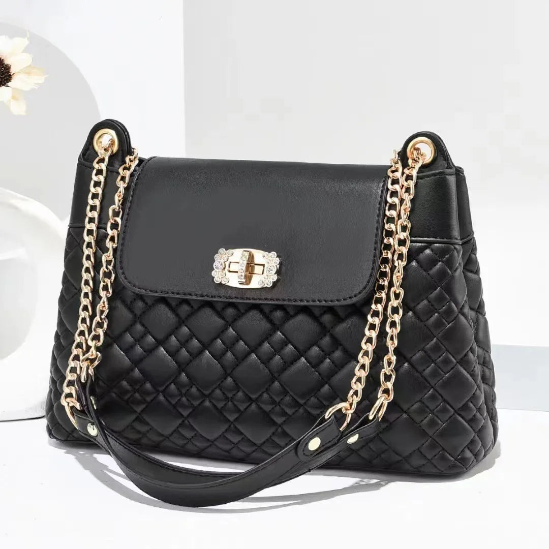 Gemma Patterned Crossbody Bucket Bag