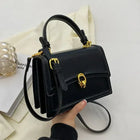 Vintage PU Leather Crossbody Bag
