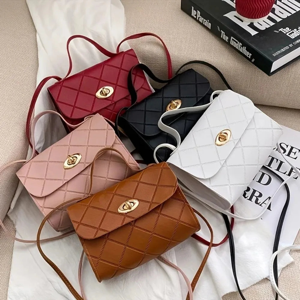 Diamond Quilted Shoulder Bag