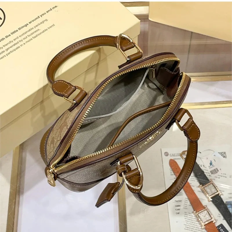 Retro Crossbody Shell Bag