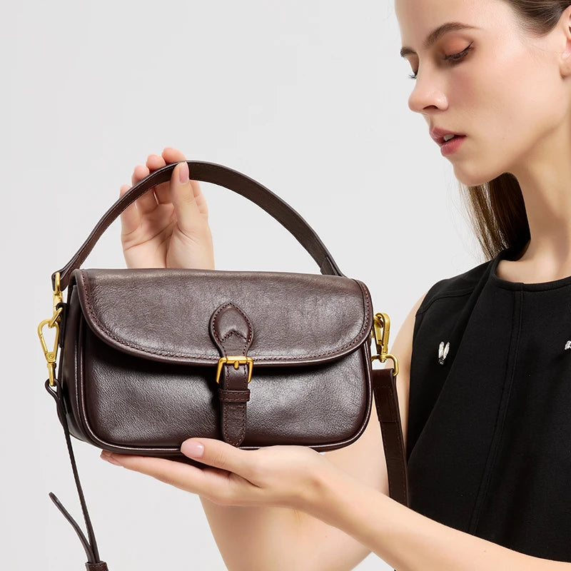 Vintage Multicolor Leather Crossbody