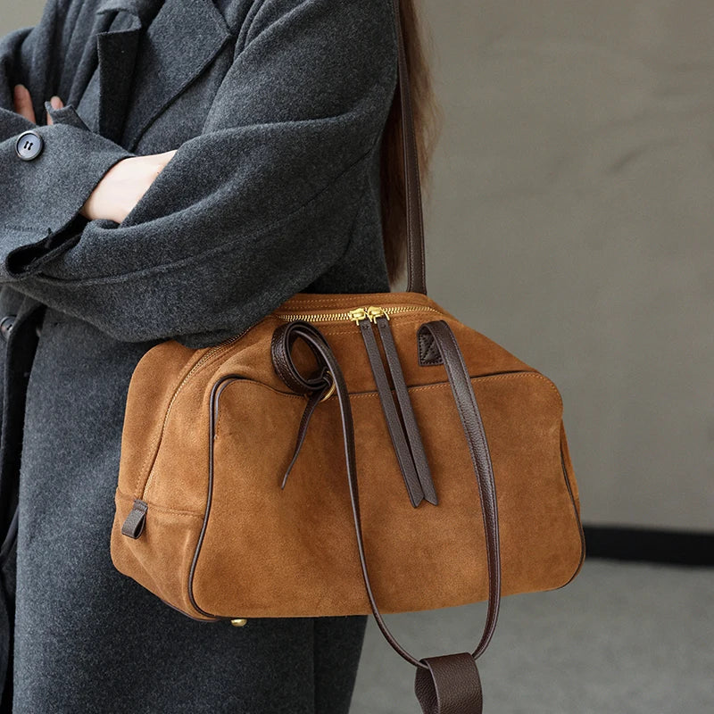 Matte Velvet Essence Shoulder Bag