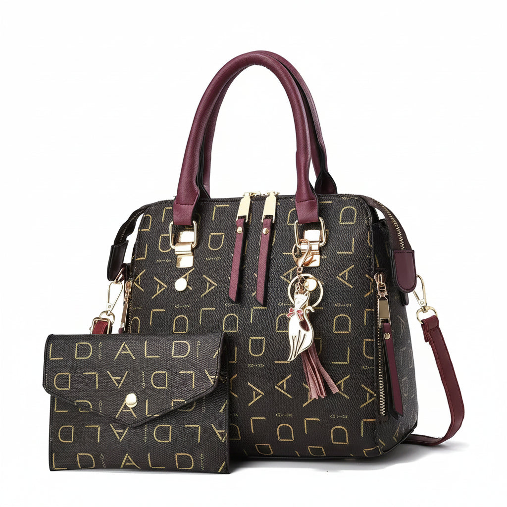 Premium Retro Large Capacity Tote & Crossbody Handbag