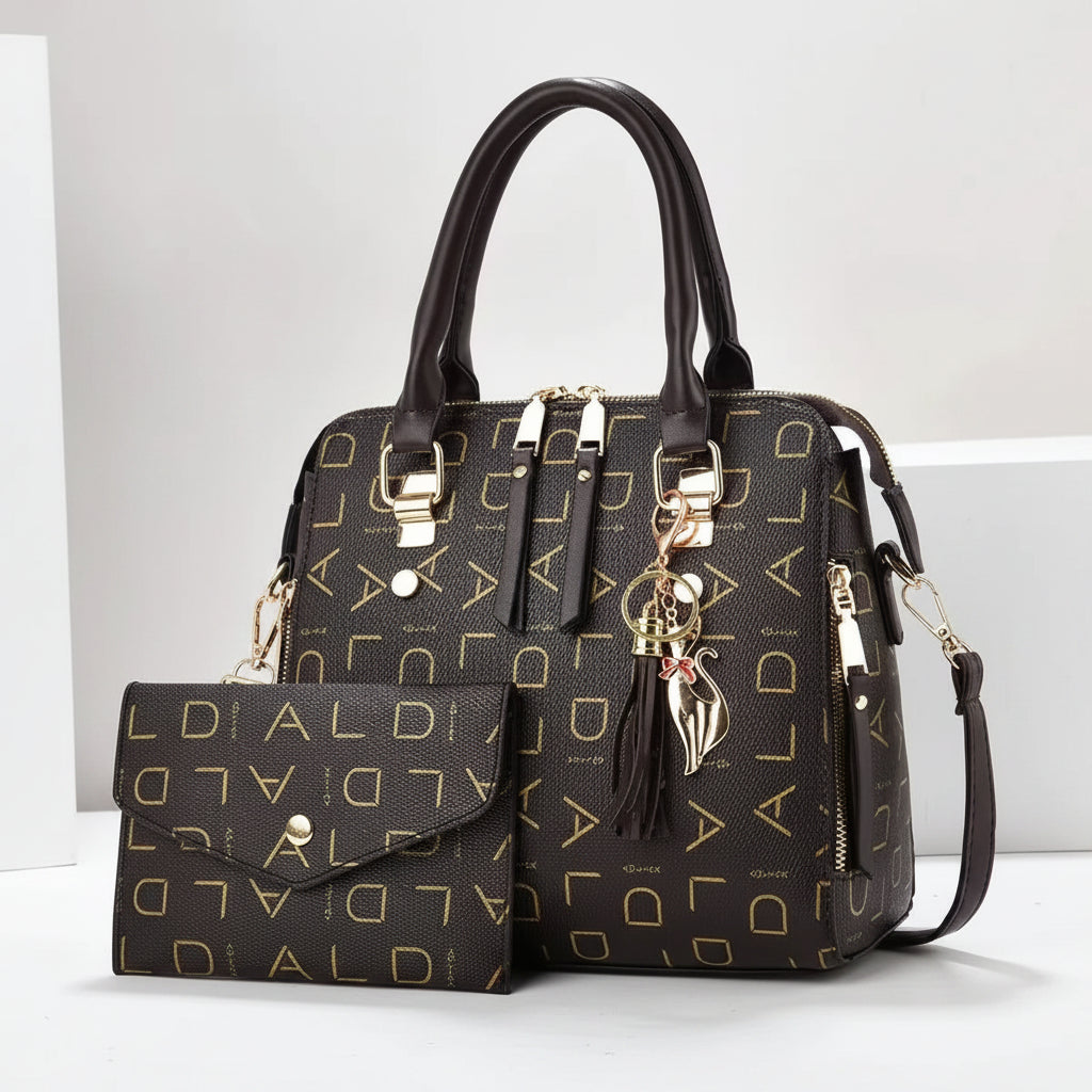 Premium Retro Large Capacity Tote & Crossbody Handbag