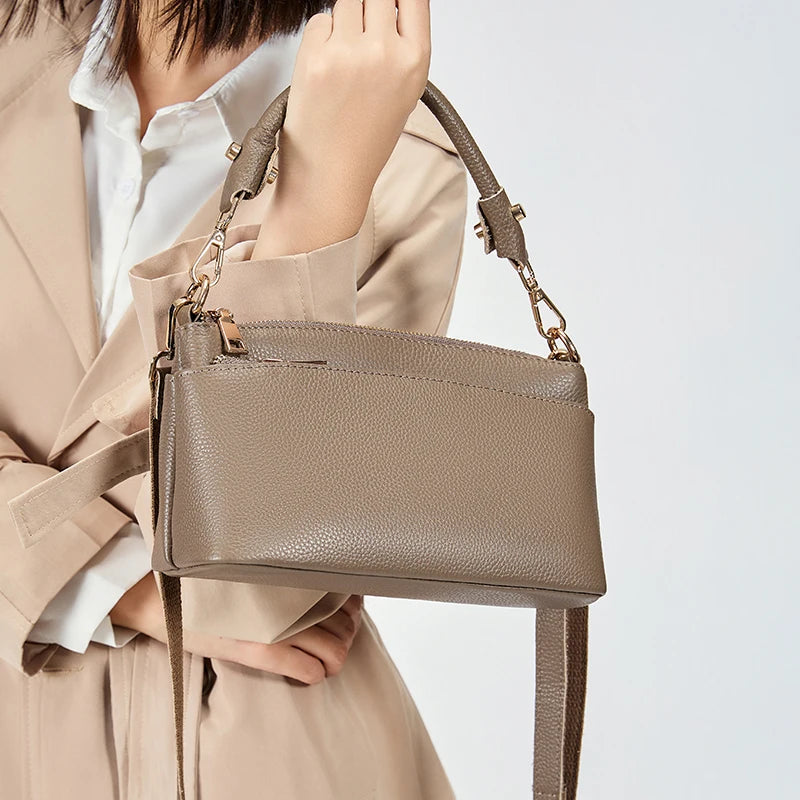 Retro Leather Shoulder Bag