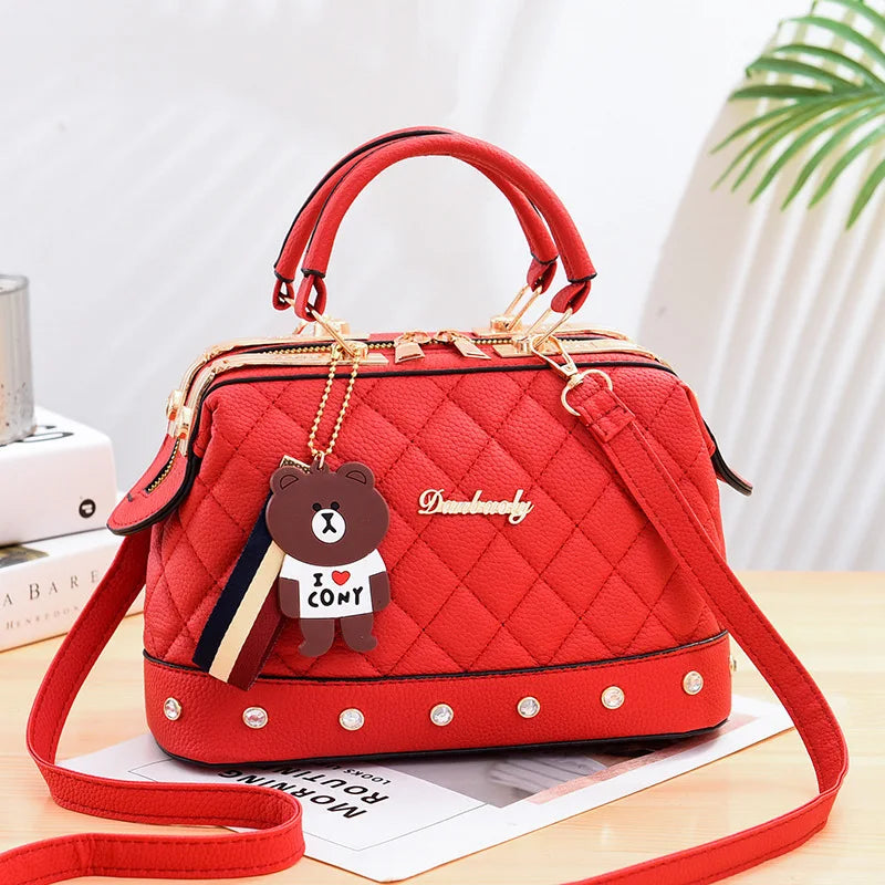 Ivy Lychee Pattern Bucket Bag