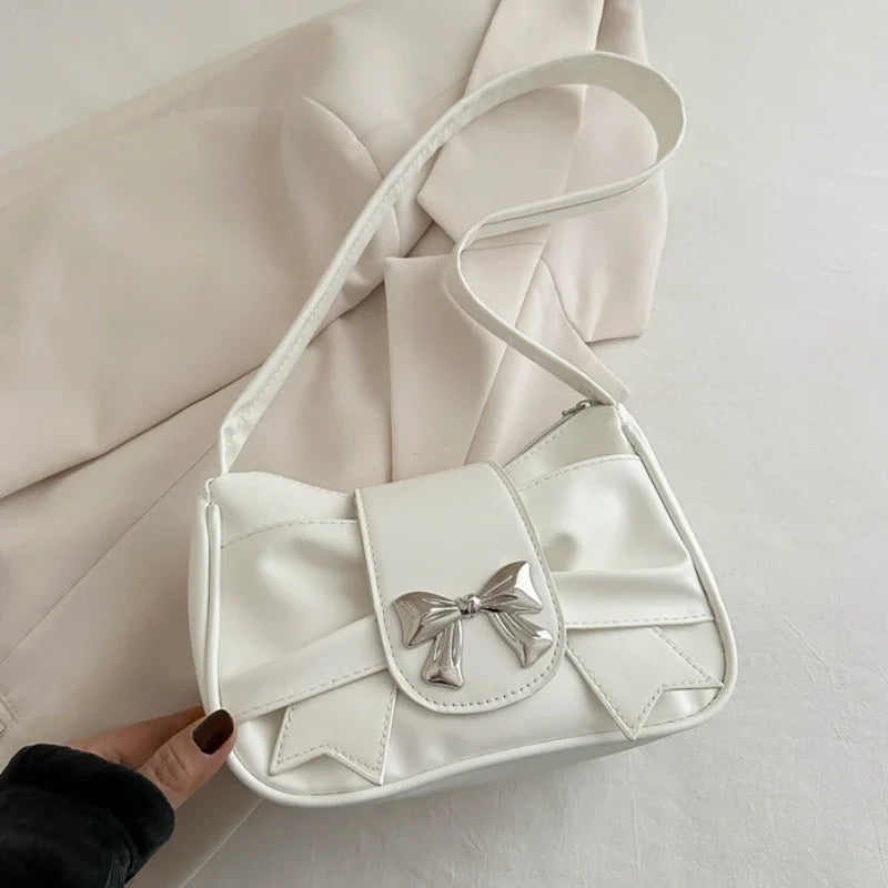 Trendy Bow Underarm Bag