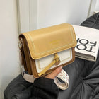 Contrasting Color Crossbody Bag