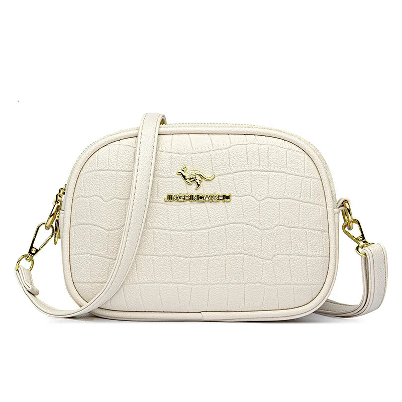 Crocodile Leather Crossbody Bag