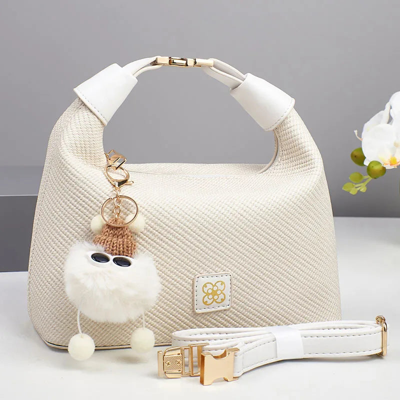 Maya Large Capacity Leather Shoulder Bag