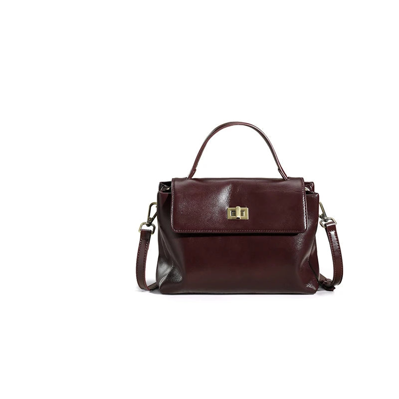 Eleanor Vintage Oil Wax Satchel
