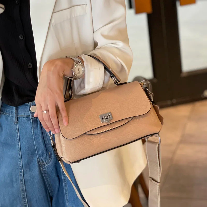 Genuine Leather Crossbody Bag