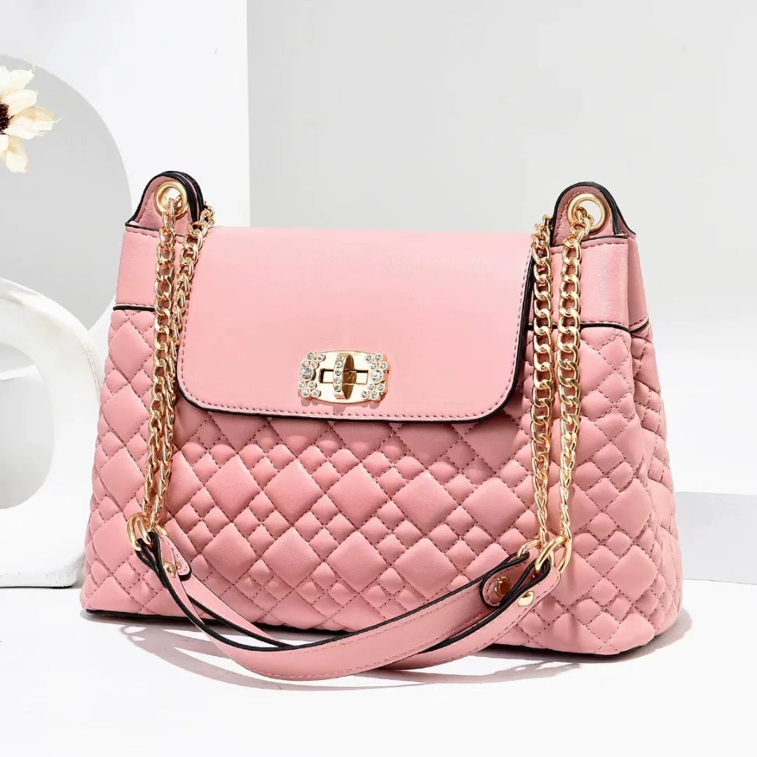 Gemma Patterned Crossbody Bucket Bag