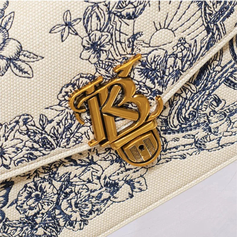Embroidered Underarm Crossbody