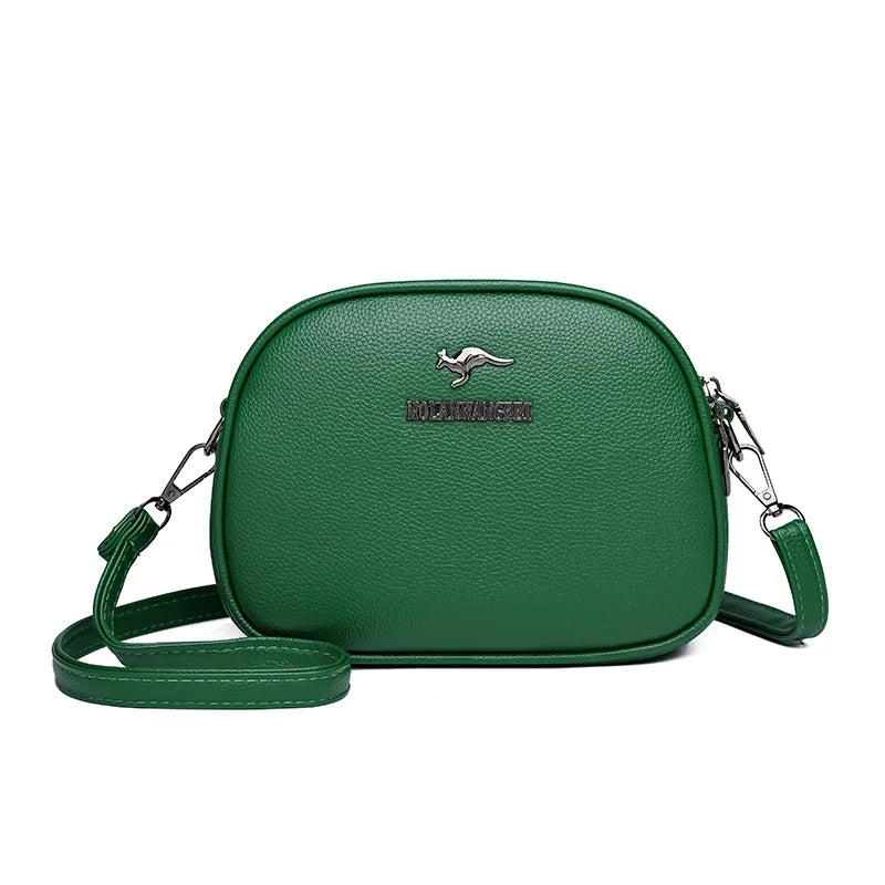 Crocodile Leather Crossbody Bag