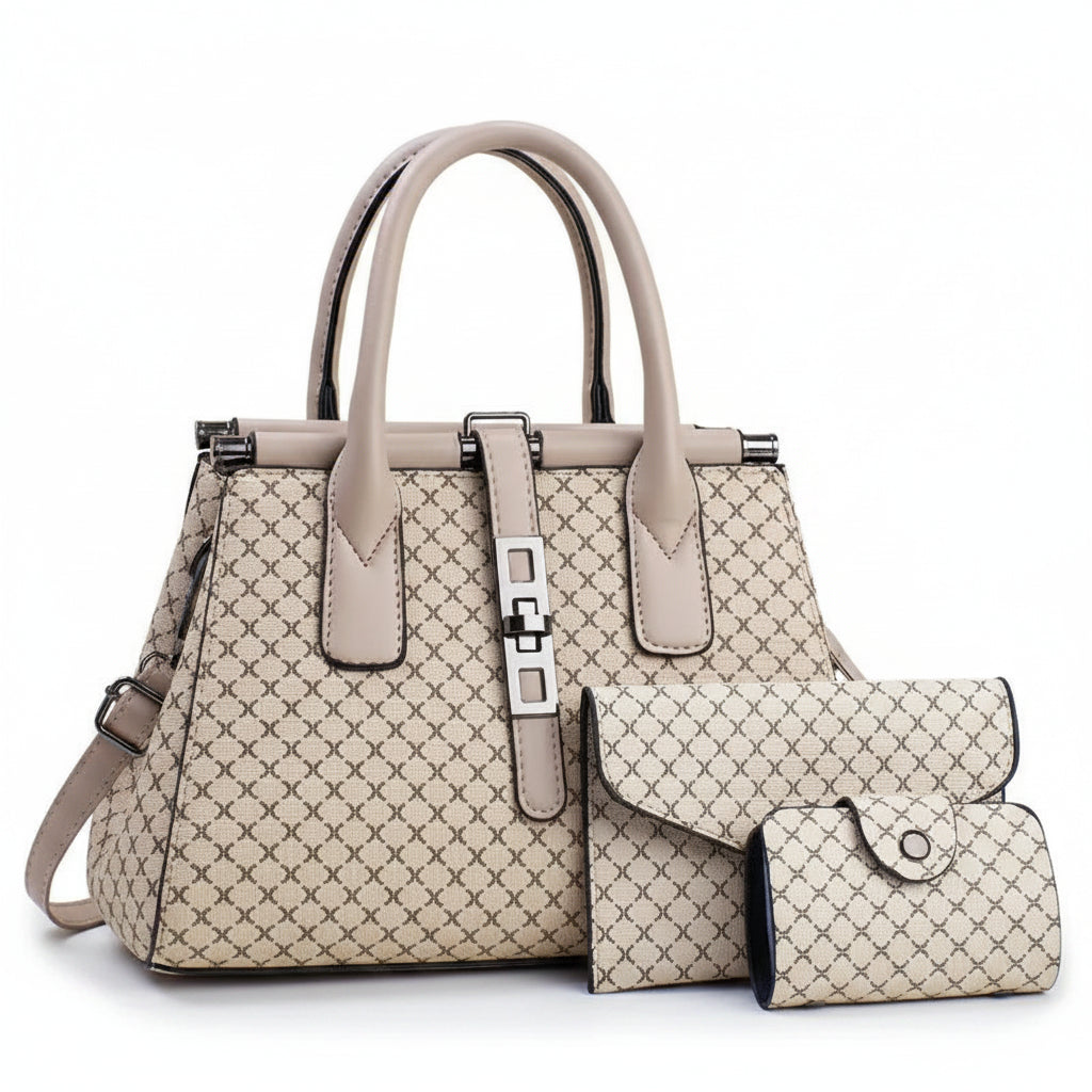3-Piece Tote & Crossbody Bag Set
