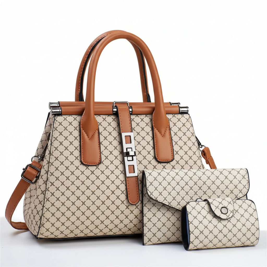 3-Piece Tote & Crossbody Bag Set