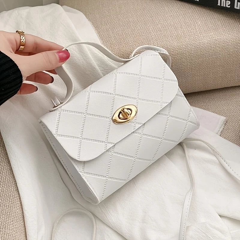 Diamond Quilted Shoulder Bag