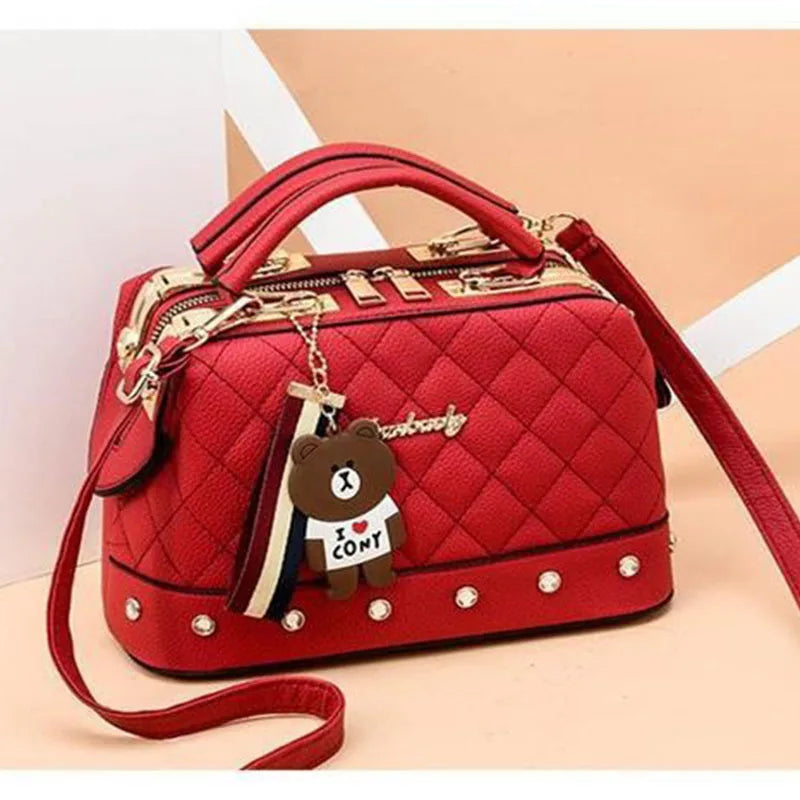 Ivy Lychee Pattern Bucket Bag