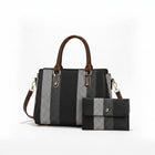 Premium Retro Striped Large Capacity Crossbody Combination Bag