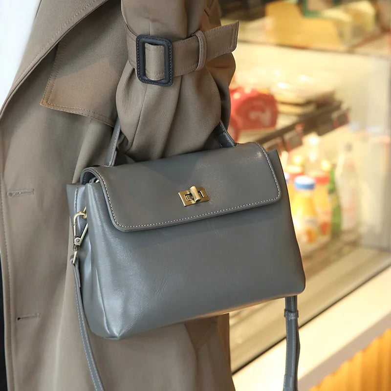 Eleanor Vintage Oil Wax Satchel