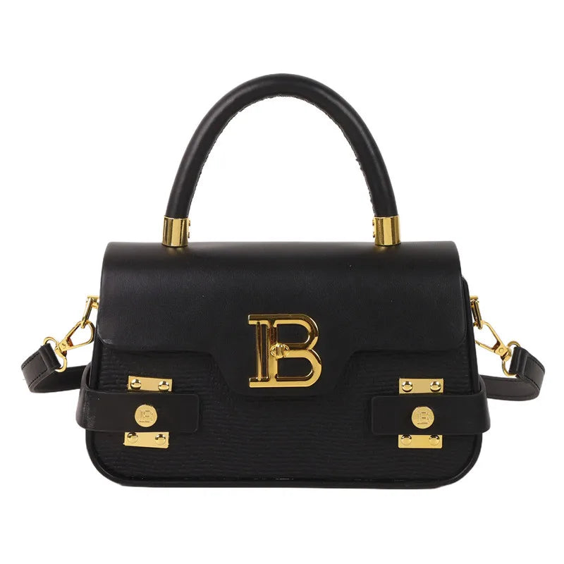 Textured Square Shoulder Bag