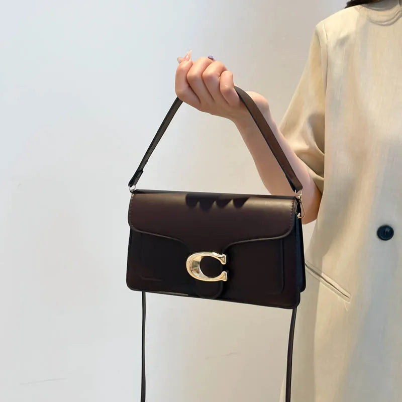 Patent Leather Mini Square Crossbody Bag