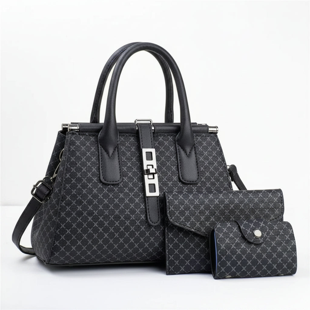 3-Piece Tote & Crossbody Bag Set