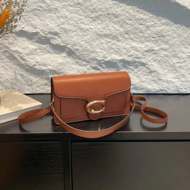 Patent Leather Mini Square Crossbody Bag