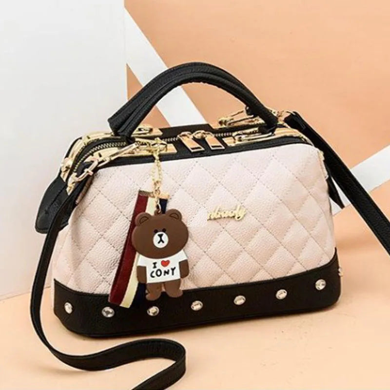 Ivy Lychee Pattern Bucket Bag
