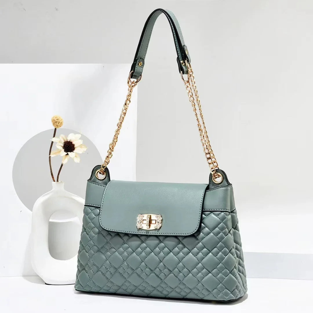 Gemma Patterned Crossbody Bucket Bag