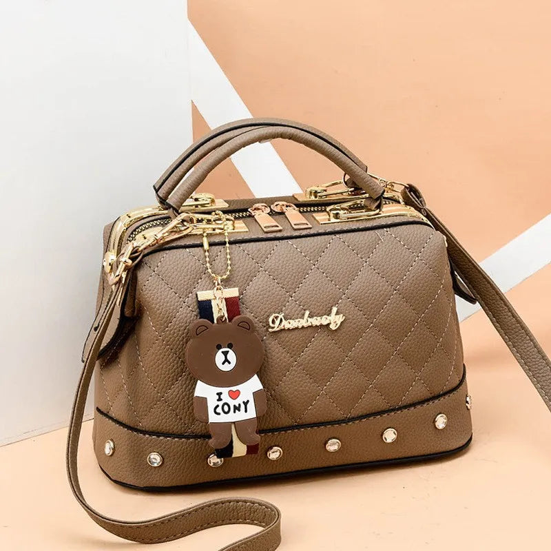 Ivy Lychee Pattern Bucket Bag