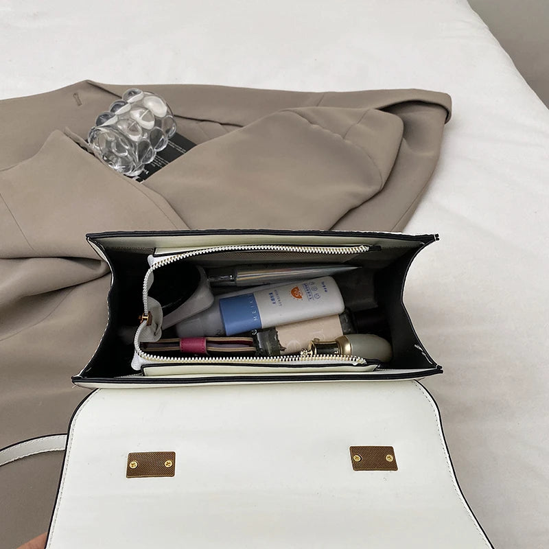 Purple Square Crossbody Bag