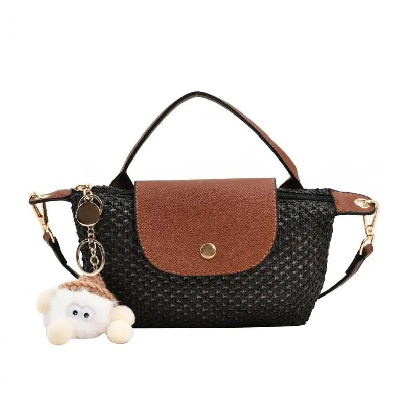 Straw Beach Crossbody Bag