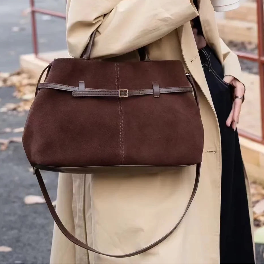 The Suede Urban Commuter Bag