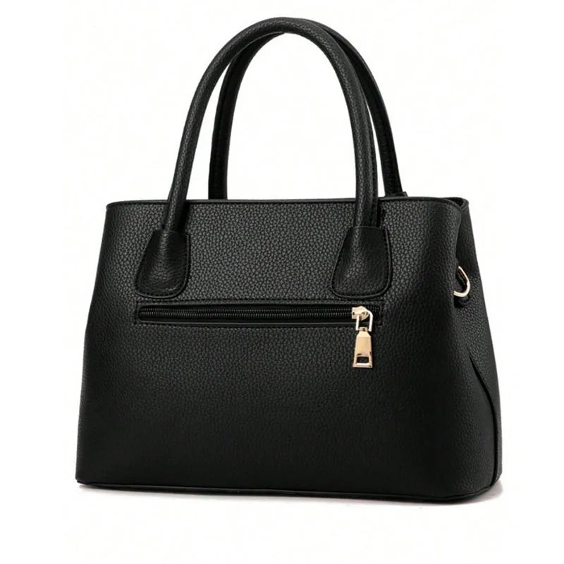 Clara Luxury Retro Leather Tote