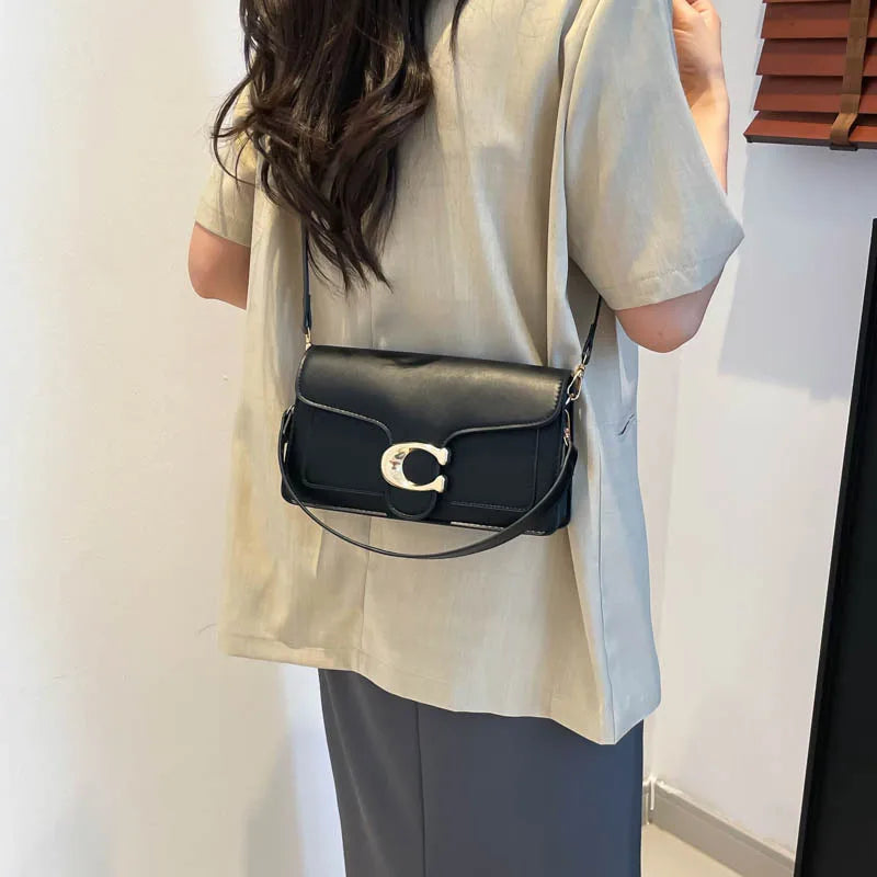 Patent Leather Mini Square Crossbody Bag
