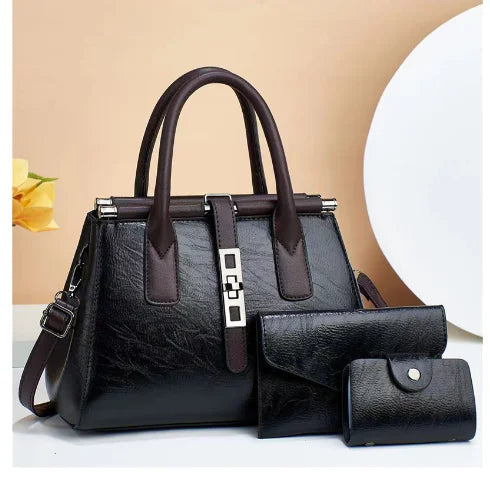 3-Piece Tote & Crossbody Bag Set