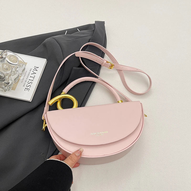 Semicircle Saddle Crossbody Bag