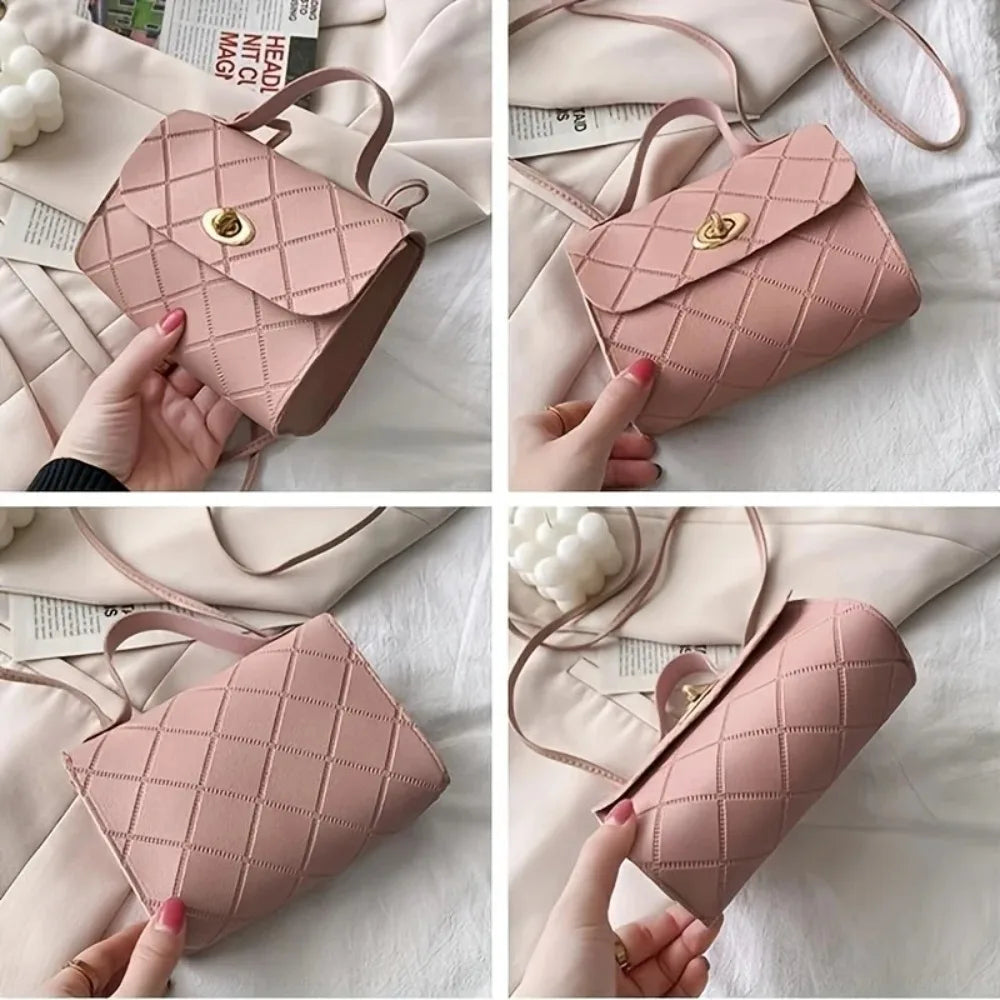 Diamond Quilted Shoulder Bag