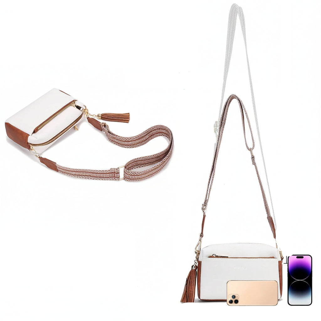 Zoe Large Capacity Square Crossbody Bag