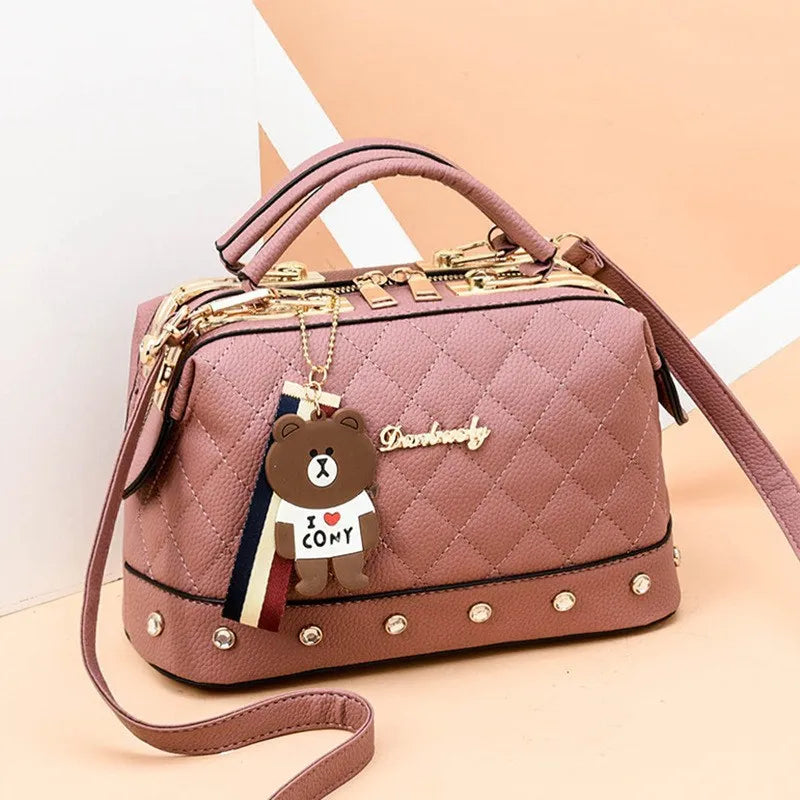 Ivy Lychee Pattern Bucket Bag