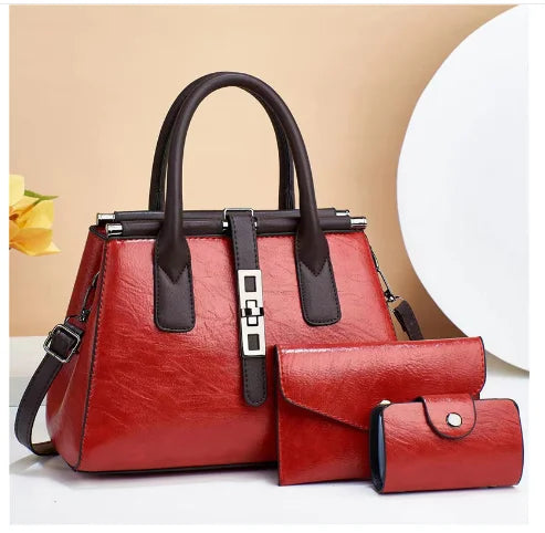 3-Piece Tote & Crossbody Bag Set
