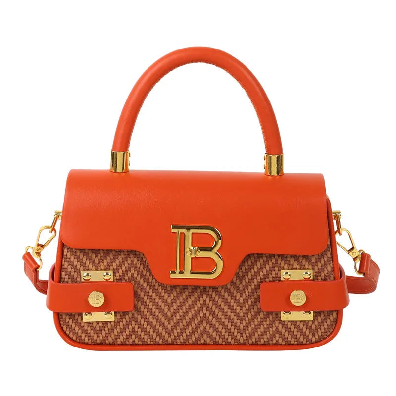 Textured Square Shoulder Bag